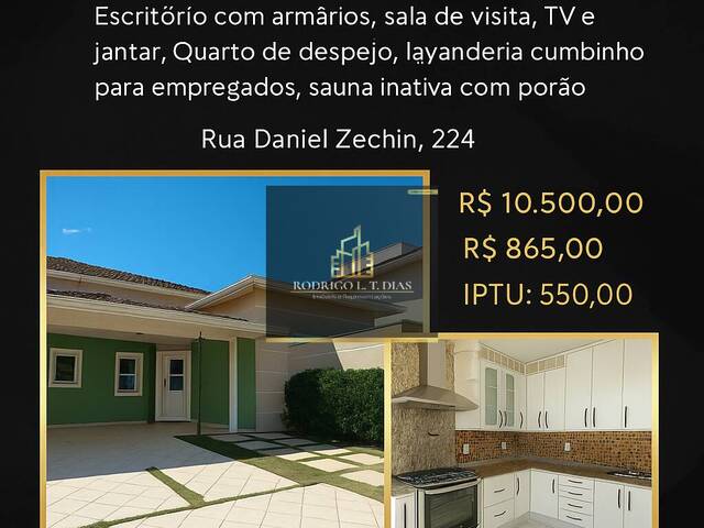 #2619 - Casa em condomínio para Locação em Jundiaí - SP - 1