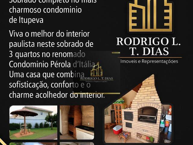 #2675 - Casa em condomínio para Venda em Itupeva - SP - 1