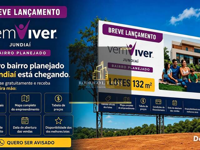 #3102 - Terreno para Venda em Jundiaí - SP - 1