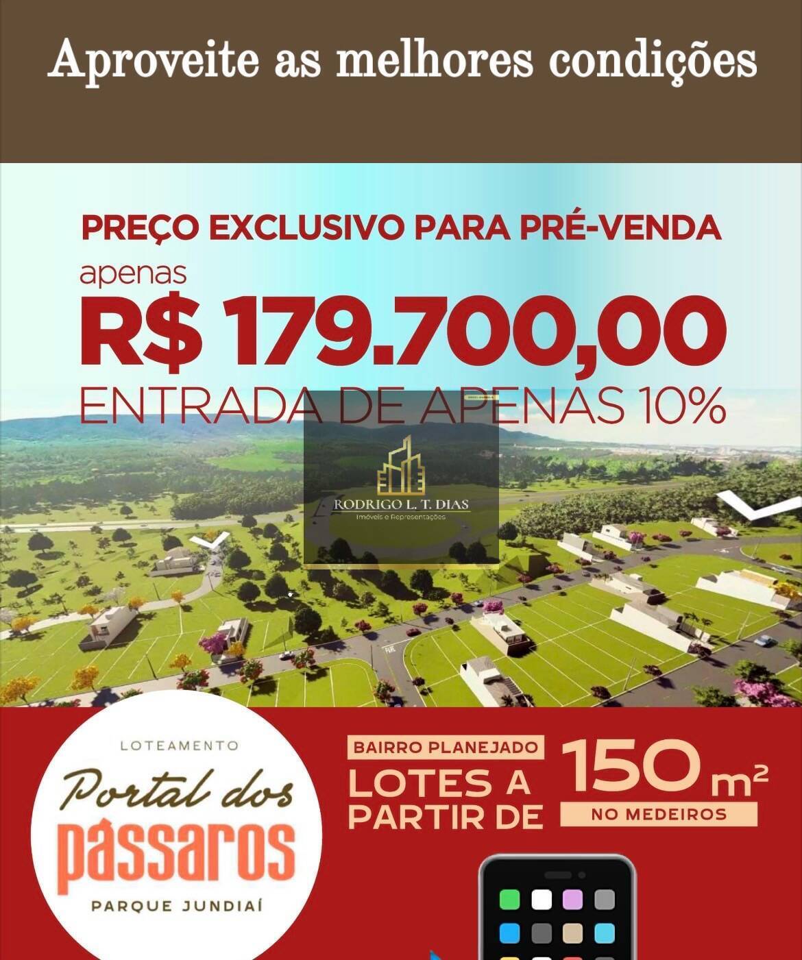LANÇAMENTO EM JUNDIAÍ | BAIRRO PLANEJADO COM FINANCIAMENTO DIRETO LOTEADORA